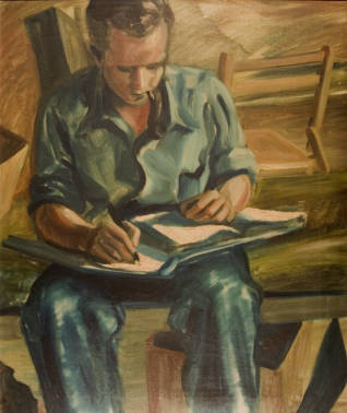 Painting of Windsor Utley