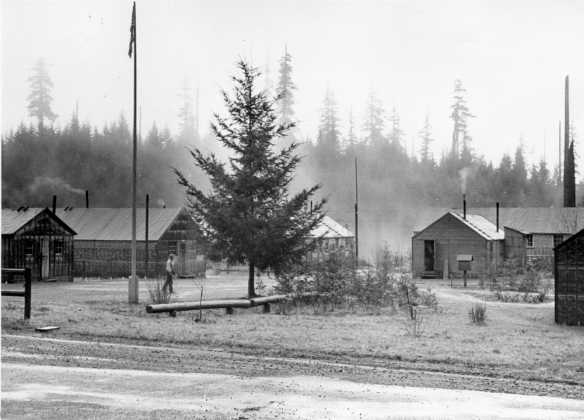 CPS Camp No. 21, Cascade Locks Oregon. Larch Mtn. Camp