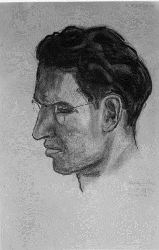 Drawing of William Everson